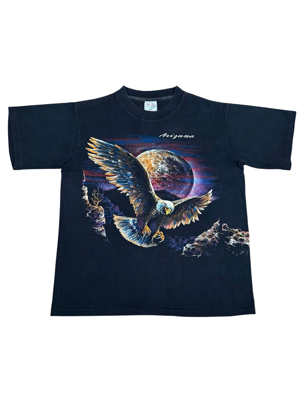 Vintage Wildlife Eagle 90s Nature Animal Arizona Single Stich Shirt Size Medium